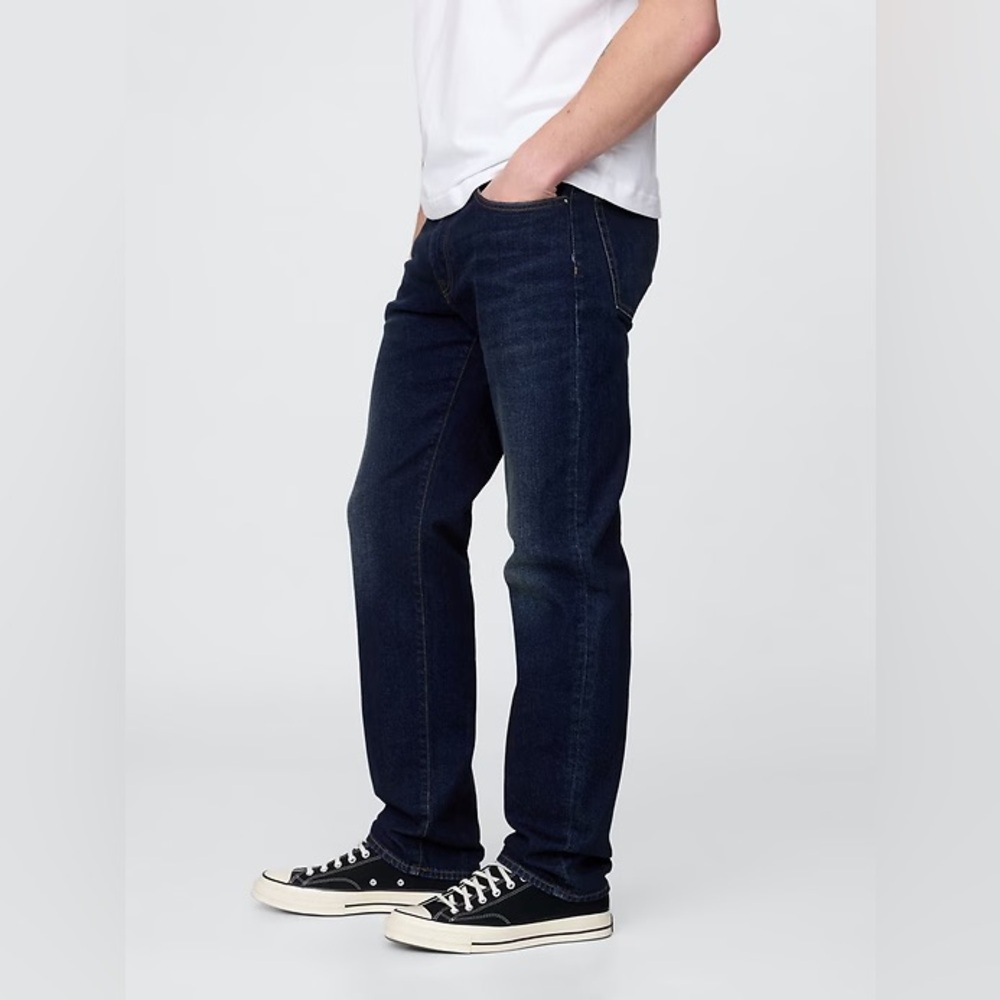 GAP Men's Dark Blue Straight Jeans